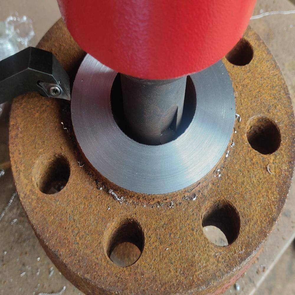 Manual Flange Facing Machine With 14 Inch Facing Diameter - Feature: Good Quality