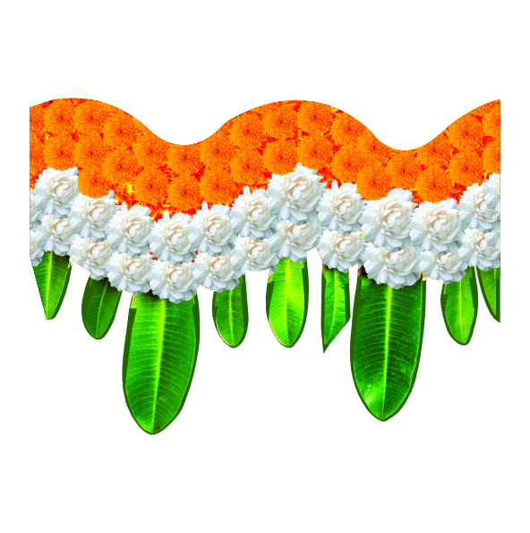 Tri Color Toran - Lantern Type: Hanging Lantern