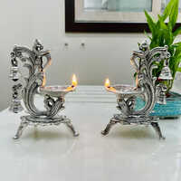Spiritual Soul Metal Diya Set of 2