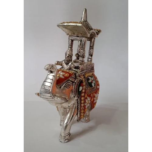 Decorative Metal Elephant Statue
