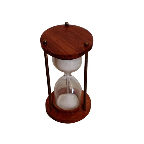 Wooden Sand Timer - Color: Brown