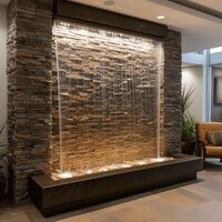 Granite wall fountain