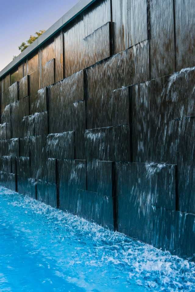 Granite wall fountain