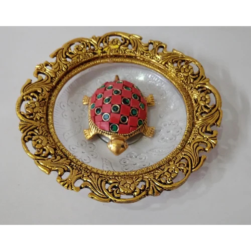 पीतल की कछुए की मूर्ति