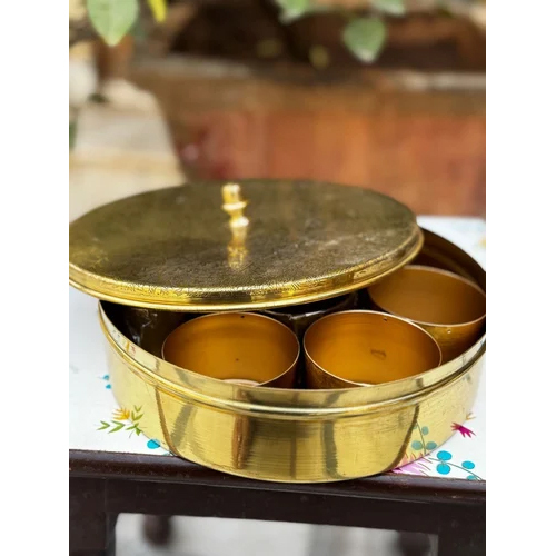 Spiritual Soul Brass Masala Box