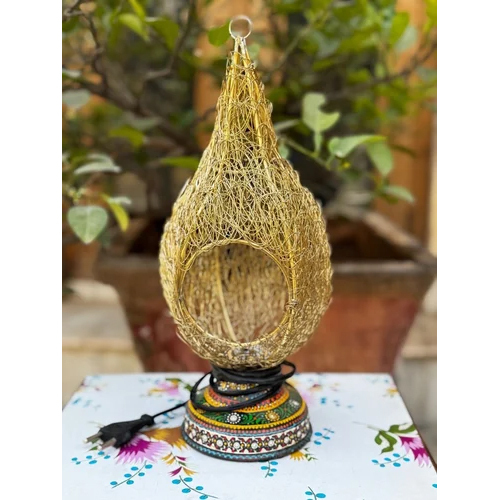 Spiritual Soul Iron Nest Shaped Table Lamp