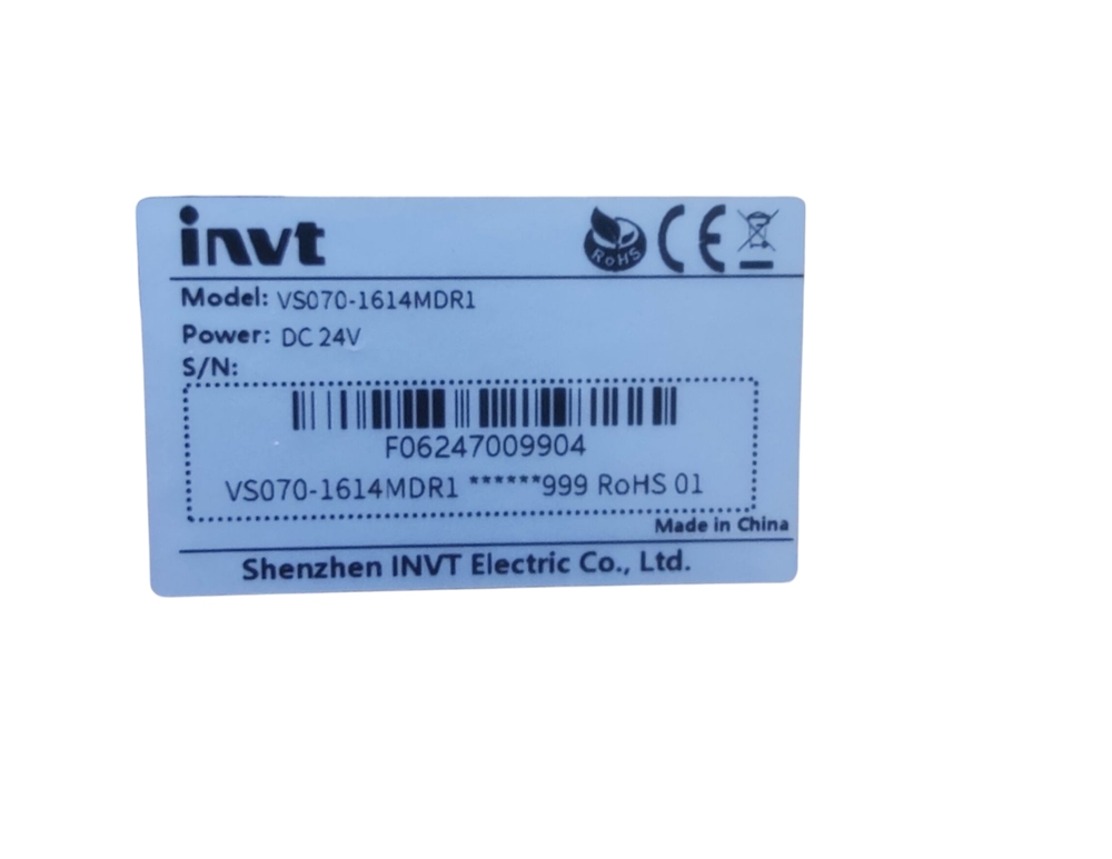 Invt Hmi Vs070-1614mdr1 - 24v Input, Enhanced User Interface For Industrial Applications, Versatile Connectivity Options