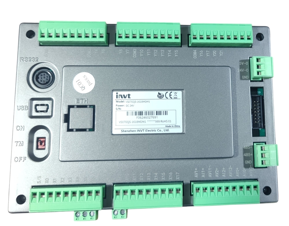 Invt Hmi Vs070qs-1618mdm1 - Dc24v Input Interface | Versatile Human-machine Interaction With High Resolution Display