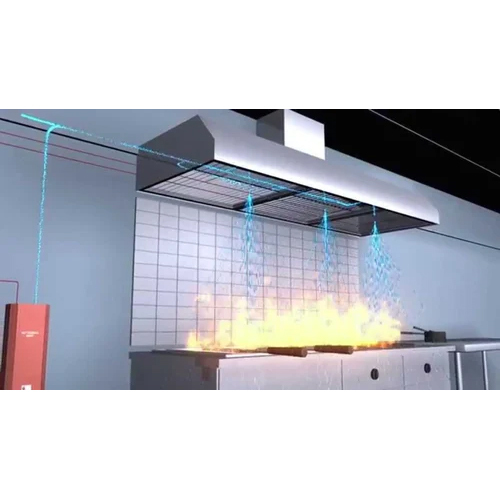 Kitchen Hood Fire Suppression System - Coating Type: Color Coated
