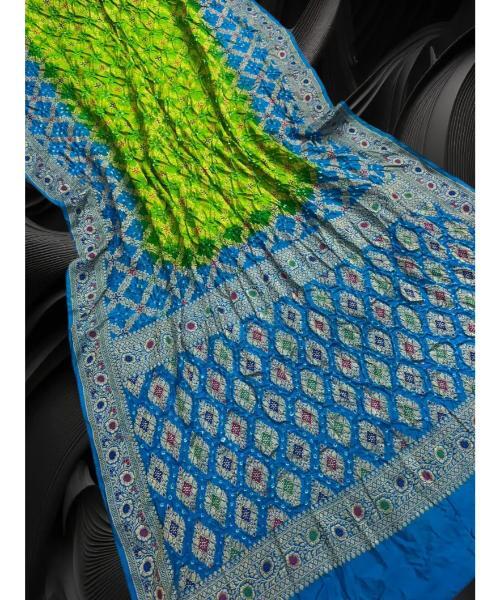 Bandhej pure silk sarees