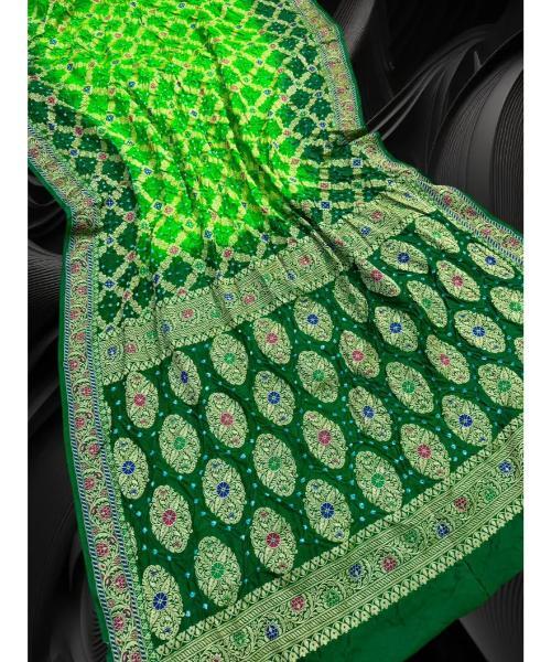 Bandhej pure silk sarees