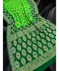 Bandhej pure silk sarees
