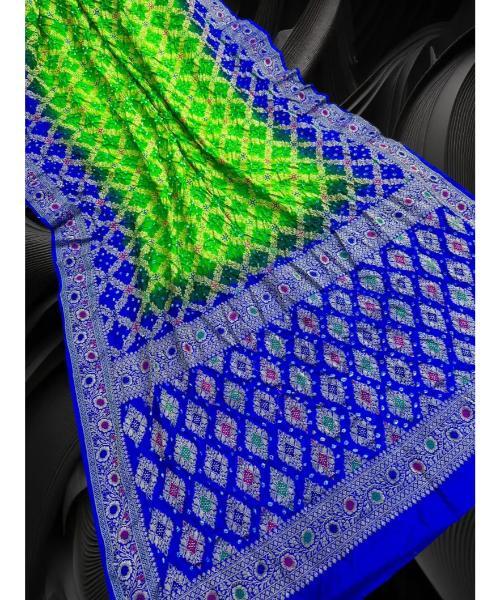 Bandhej pure silk sarees
