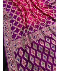 Bandhej pure silk sarees