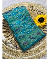 Bandhej Paithani Silk Saree