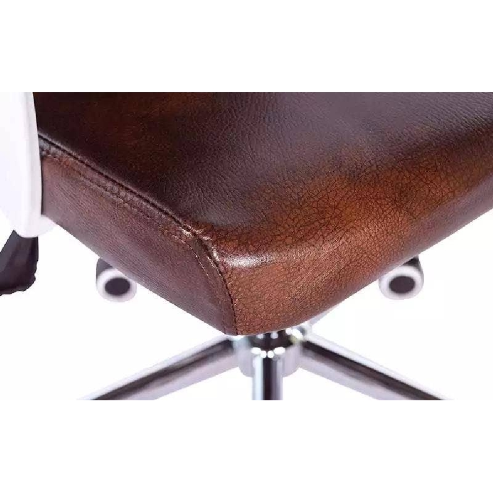 Royaloak Naples Italian Computer Chair | Leatherette Double Layer Cushion - Cr53 - Color: Different Available