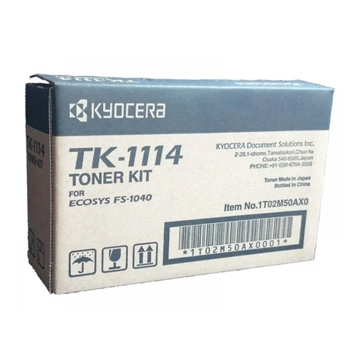 Kyocera Tk 1114 Toner Cartridge - Color: Black