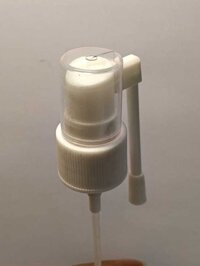 360 Degree Long Nasal Spray 20mm White - Polypropylene, 20/410 Size, Customizable Color | Snap-on/crimp-on Closure, Precise Dosage Delivery