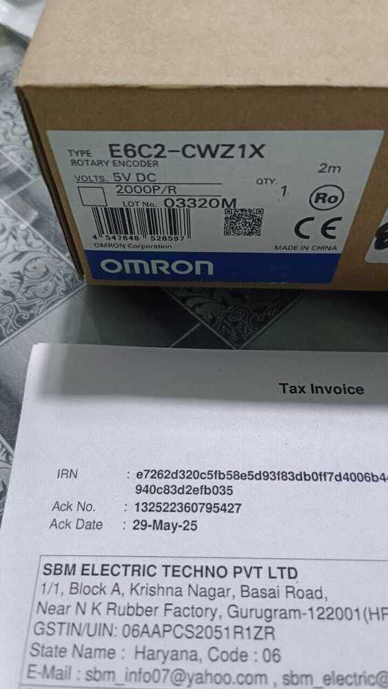 OMRON ROTARY ENCODER 5VDC, E6C2-CWZ1X 2000P/R