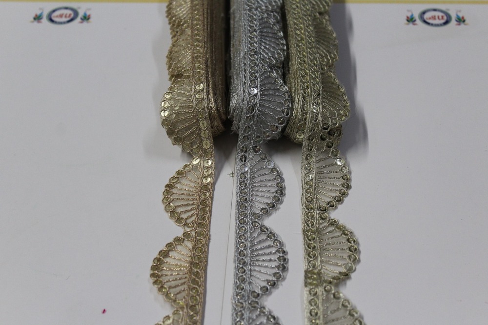 Zari ,Sequence Lace - Color: Golden Shade