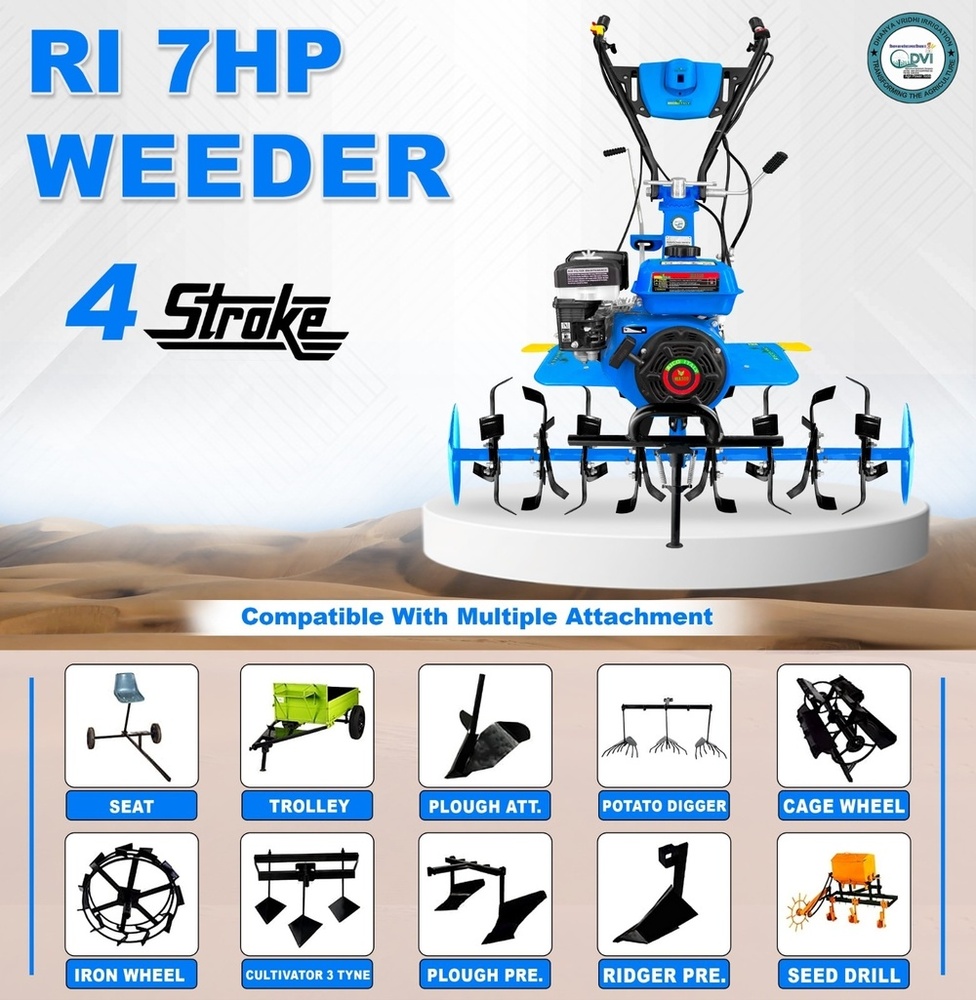 Rico Italy Power Tiller 7hp - Dimension (L*w*h): 80*100*140 Centimeter (Cm)