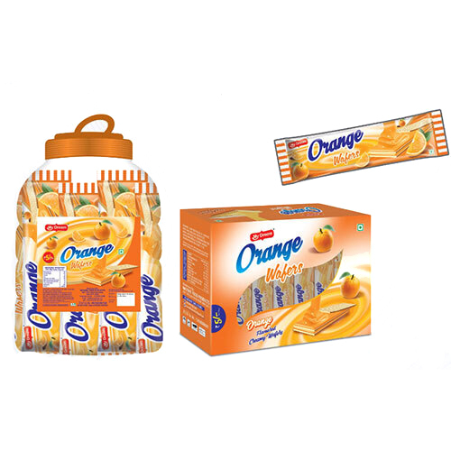 Orange Flavoured Creamy Wafers - Flavor: Different Available