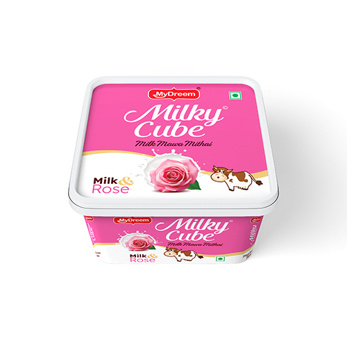 Milky Cube Milk Rose Mawa Mithai - Pack Size: 50 Gm