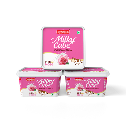 Milky Cube Milk Rose Mawa Mithai
