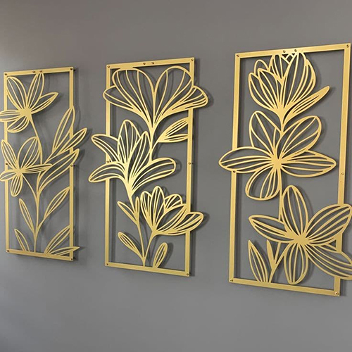 Iron Leaf Wall Art