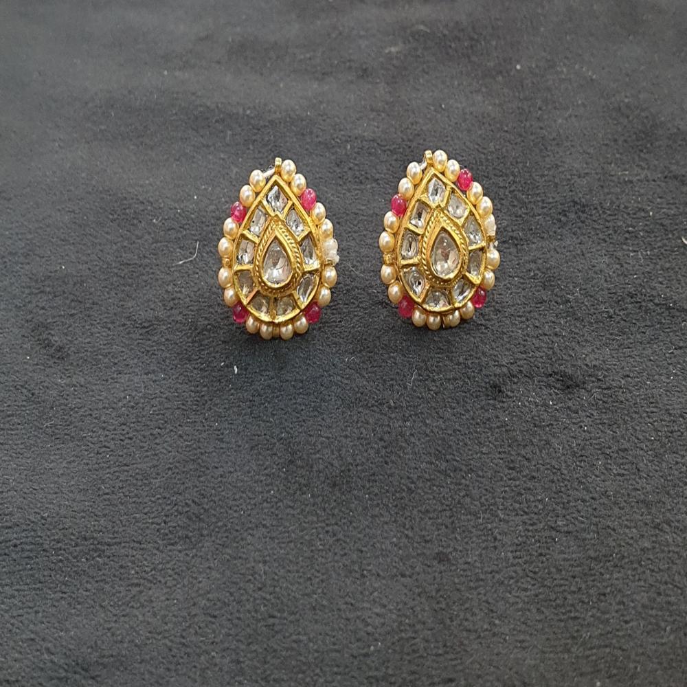 18kt Gold Jadau Polki Diamond Tops