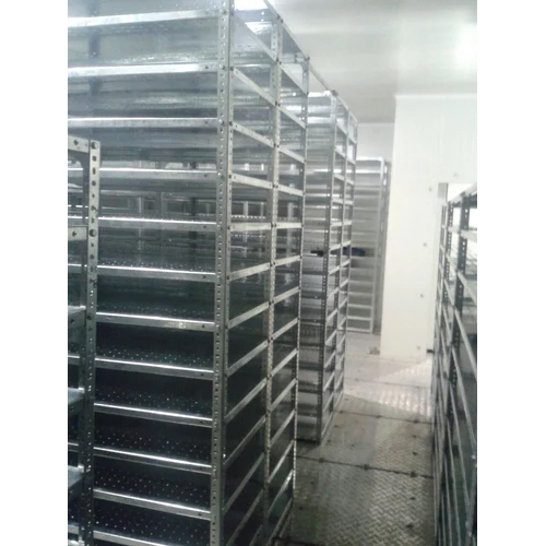Slotted Angle Racks - Color: Silver