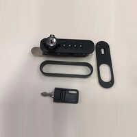 Pedestal Combination Lock - Finish: Nickel Or Chrome Plated