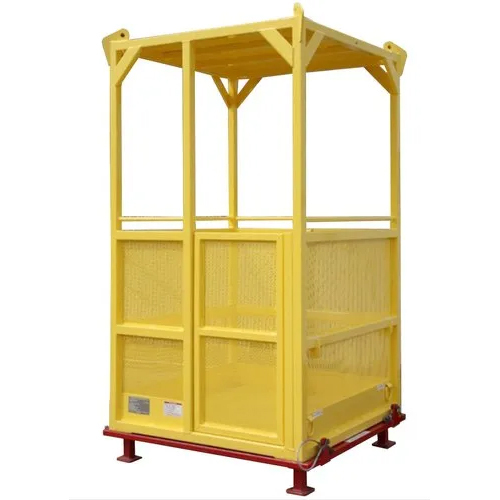 Man Lifting Basket