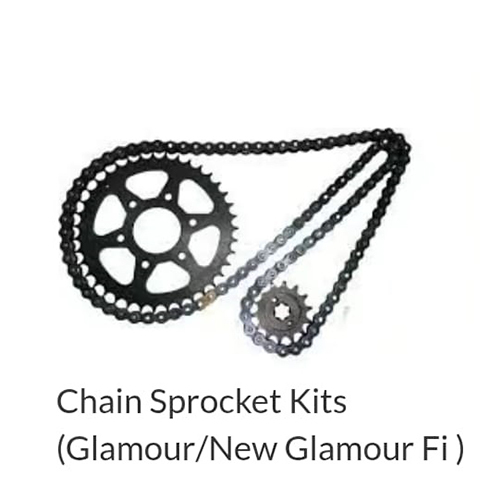 Glamour FI Chain Sprocket Kit