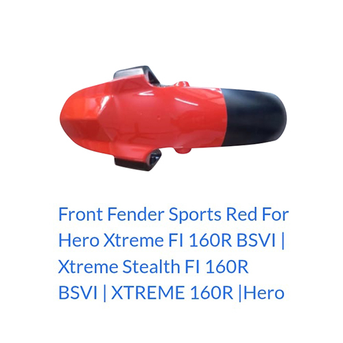 Red Sports Front Fender For Hero Xtreme