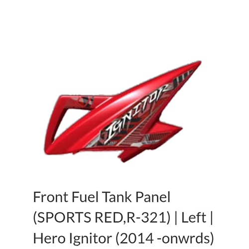 Front Fuel Tank Panel For Hero Ignitor