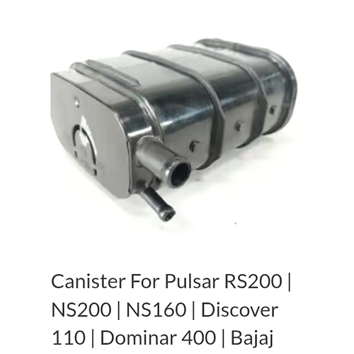 Black Canister For Pulsar RS200