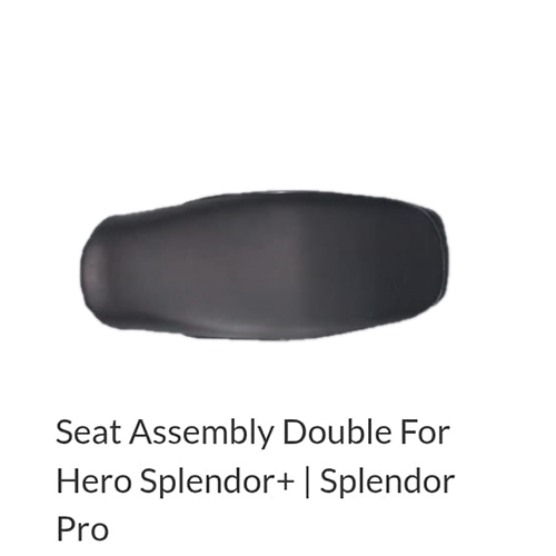 Double Seat Assembly For Hero Splendor+