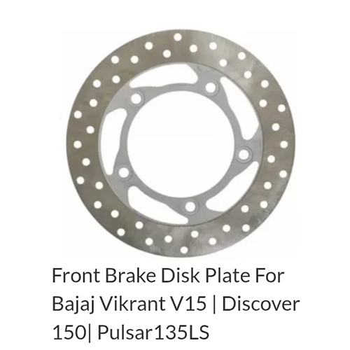 Front Brake Disc Plate For Bajaj Vikrant V15