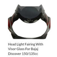 Head Light Fairing With Visor Glass For Bajaj Discover 150 - Color: Various Available