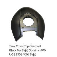 Black Top Charcoal Tank Cover For Bajaj Dominar 400 UG
