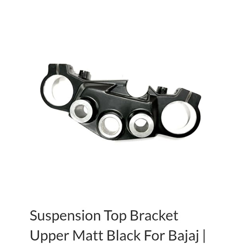 Matt Black Upper Suspension Top Bracket For Bajaj Dominar 400