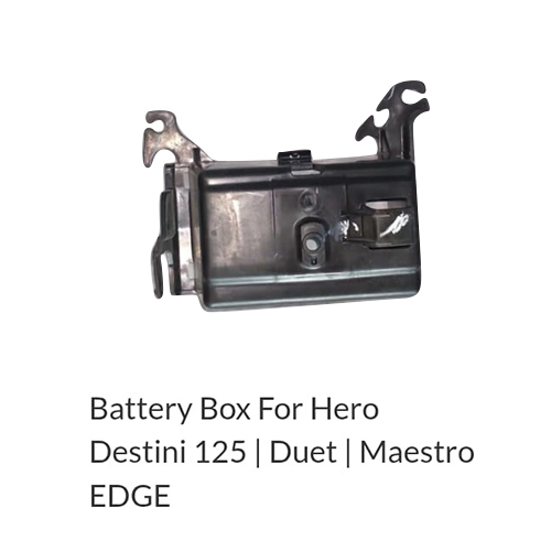 Battery Box For Hero Destini 125