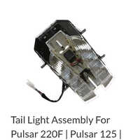 Tail Light Assembly For Pulsar 220f - Car Make: Two Wheelers