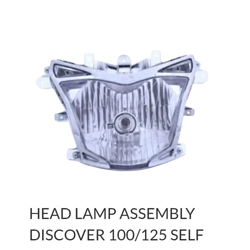 Head Lamp Assembly For Discover 100