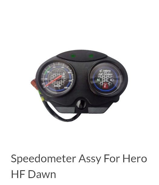 Speedometer Assembly For Hero HF Dawn