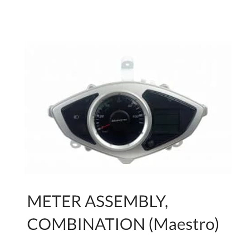 Maestro Combination Meter Assembly