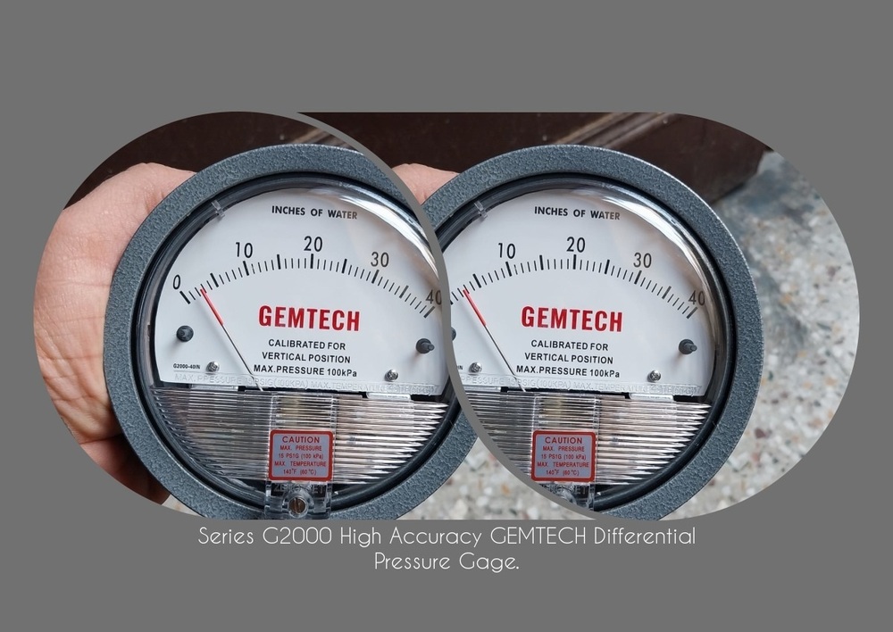GEMTECH Differential Pressure Gauge Supplier From Moradabad Uttar Pradesh