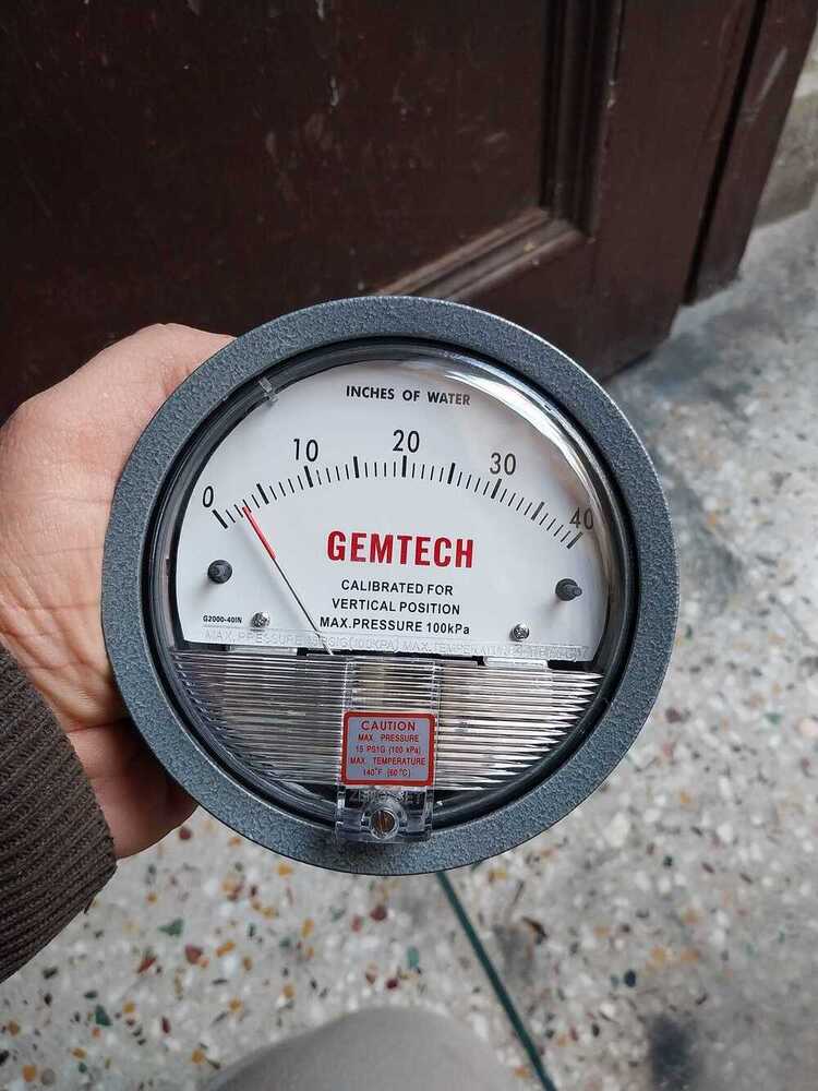GEMTECH Differential Pressure Gauge Supplier From Moradabad Uttar Pradesh