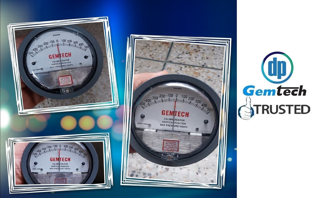 GEMTECH Differential Pressure Gauges Suppliers by Howrah (WB)
